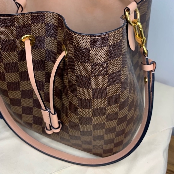 Louis Vuitton NéoNoé Damier Ebène Venus Pink Like New - Picture 13 of 16